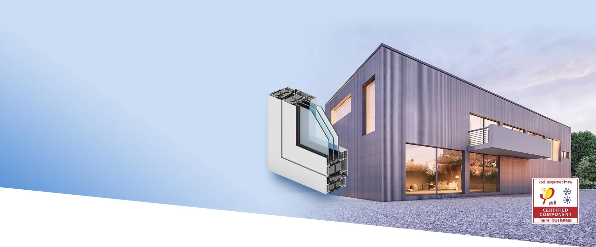Nowość w ofercie GENESIS 90 Trójkomorowy system aluminiowy przeznaczony do konstruowania okien o podwyższonej izolacyjności termicznej, spełniający wymogi certyfikatu Passive House dla konstrukcji o izolacyjności cieplnej Uw<0,8 W/m2K. 
